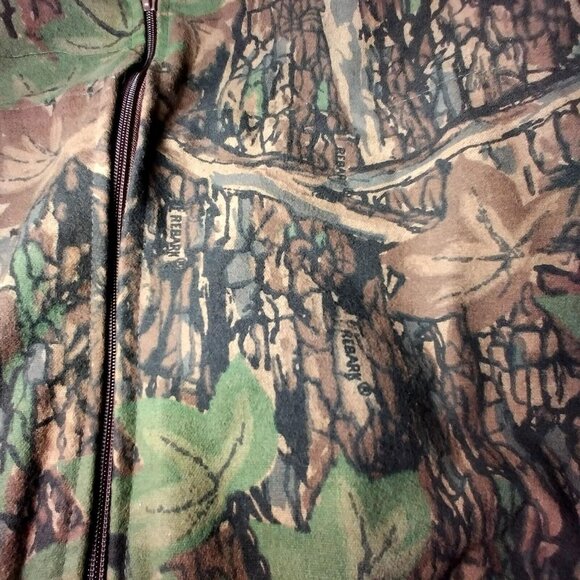Ocoee Rabark Camouflage Jacket Men L Chamois Heavy Flannel Camo Zip Hunting Hunt - Picture 10 of 15